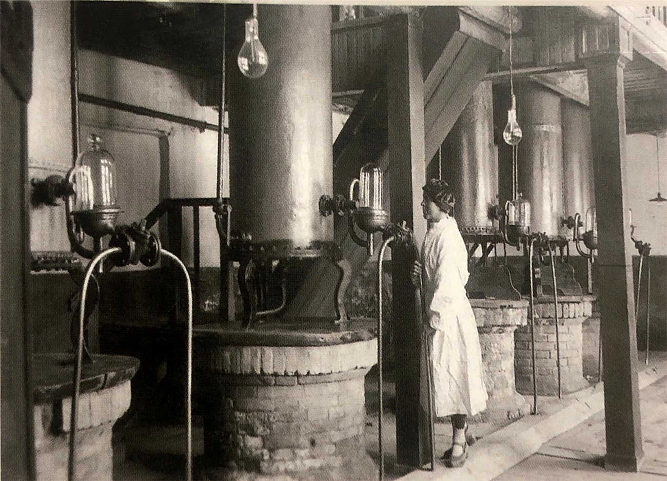 Аппаратный цех старого завода. 1940 год
